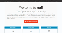Desktop Screenshot of null.co.in