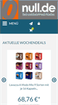 Mobile Screenshot of null.de